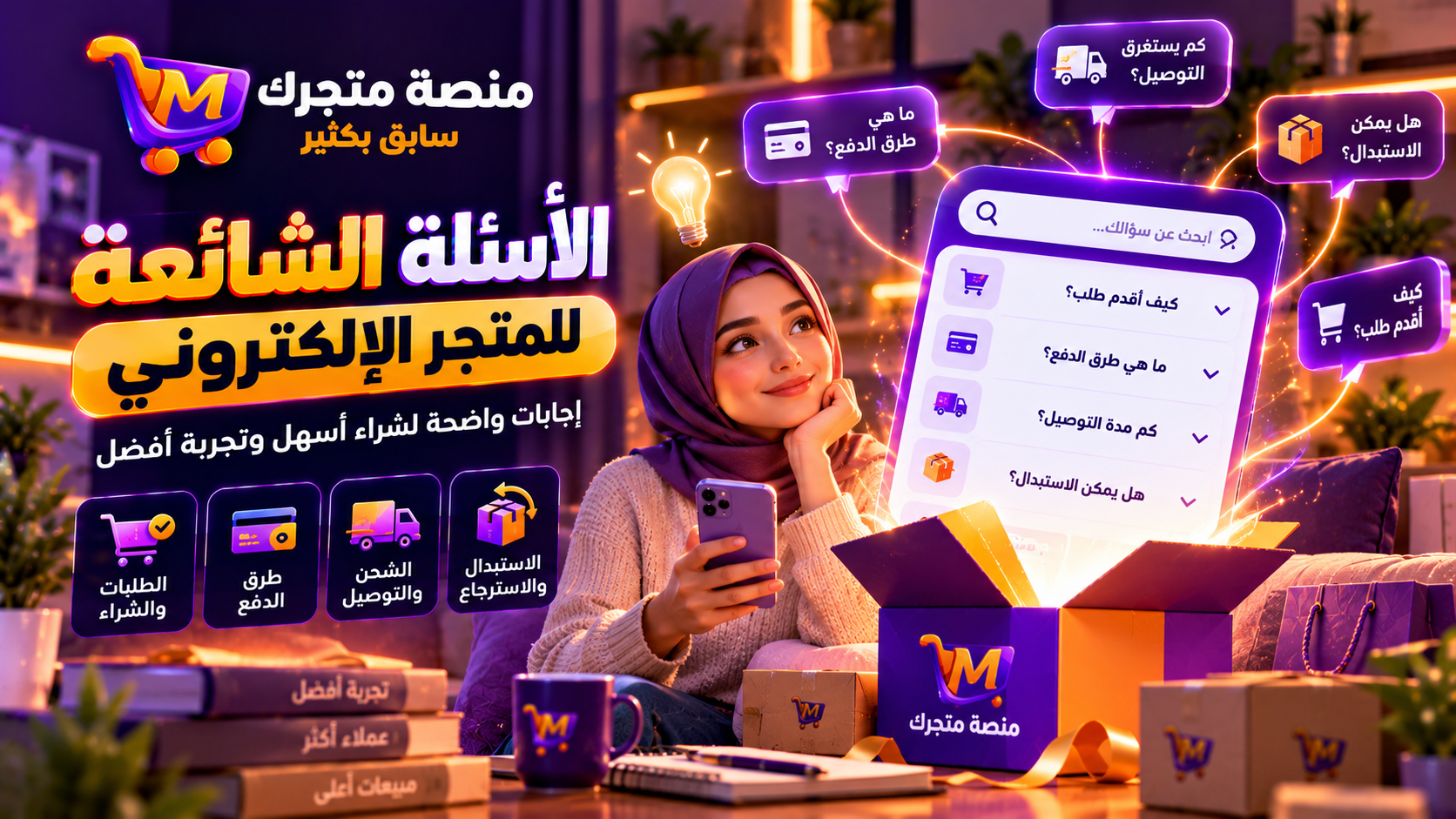 صفحة الأسئلة الشائعة للمتجر الإلكتروني: كيف تقلل تردد العميل واستفسارات الدعم؟