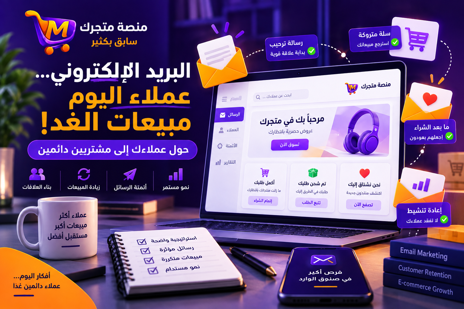 التسويق عبر البريد الإلكتروني للمتجر الإلكتروني | الدليل العملي